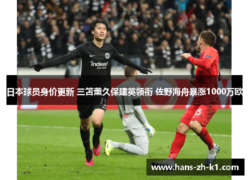 日本球员身价更新 三笘薰久保建英领衔 佐野海舟暴涨1000万欧