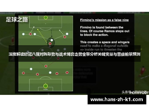 深度解读欧冠八强对阵形势与战术博弈走势全景分析关键变量与晋级前景预测